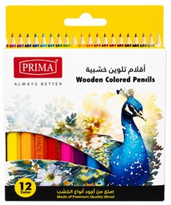 أقلام تلوين خشبية صغيرة بريما 12 لون Color Pencils