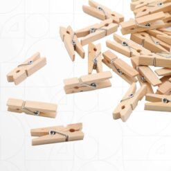مشابك خشبية Wooden Clips 2.5cm 30pcs