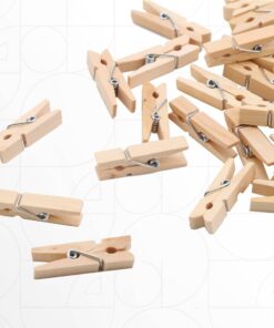 مشابك خشبية Wooden Clips 2.5cm 30pcs