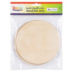 خشب دائري للأعمال الفنية Wood For Arts 5pcs 3mm Diameter 14cm