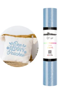 فينيل حراري - أزرق لؤلؤي Sparkle Heat Transfer Vinyl - Light Blue