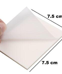 ورق ملاحظات لاصق شفاف Transparent Clear Sticky Notes 76x76 mm