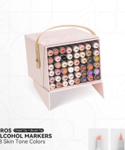 مجموعة 48 لون ماركر ألوان البشرة Arrtx OROS 48pcs Alcohol Markers Skin Tone Colors Dual-Tip