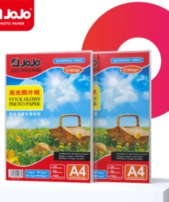 ورق جوجو لاصق لامع JoJo Inkjet Sticker Paper 90g - 50 sheets A4