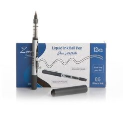 قلم حبر سائل اسود Black Liquid Ink Pen 0.5mm
