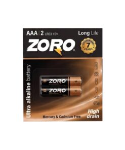 بطارية قلوية فائقة Ultra Alkaline Battery AAA LR03 1.5V (2pcs Pack)