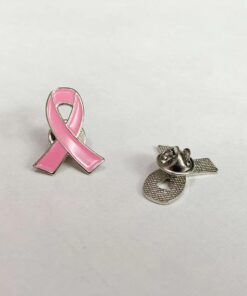 Alternative view of مجموعة 50 دبوس شريط وردي للتوعية بسرطان الثدي Pink Ribbon Breast Cancer Awareness Brooch Pins 50pcs