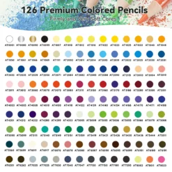 Alternative view of مجموعة أقلام تلوين 126 حبة Arrtx Colored Pencils Set Drawing Pencils 126pcs