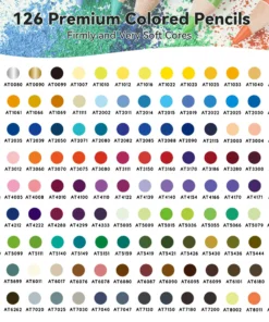 Alternative view of مجموعة أقلام تلوين 126 حبة Arrtx Colored Pencils Set Drawing Pencils 126pcs